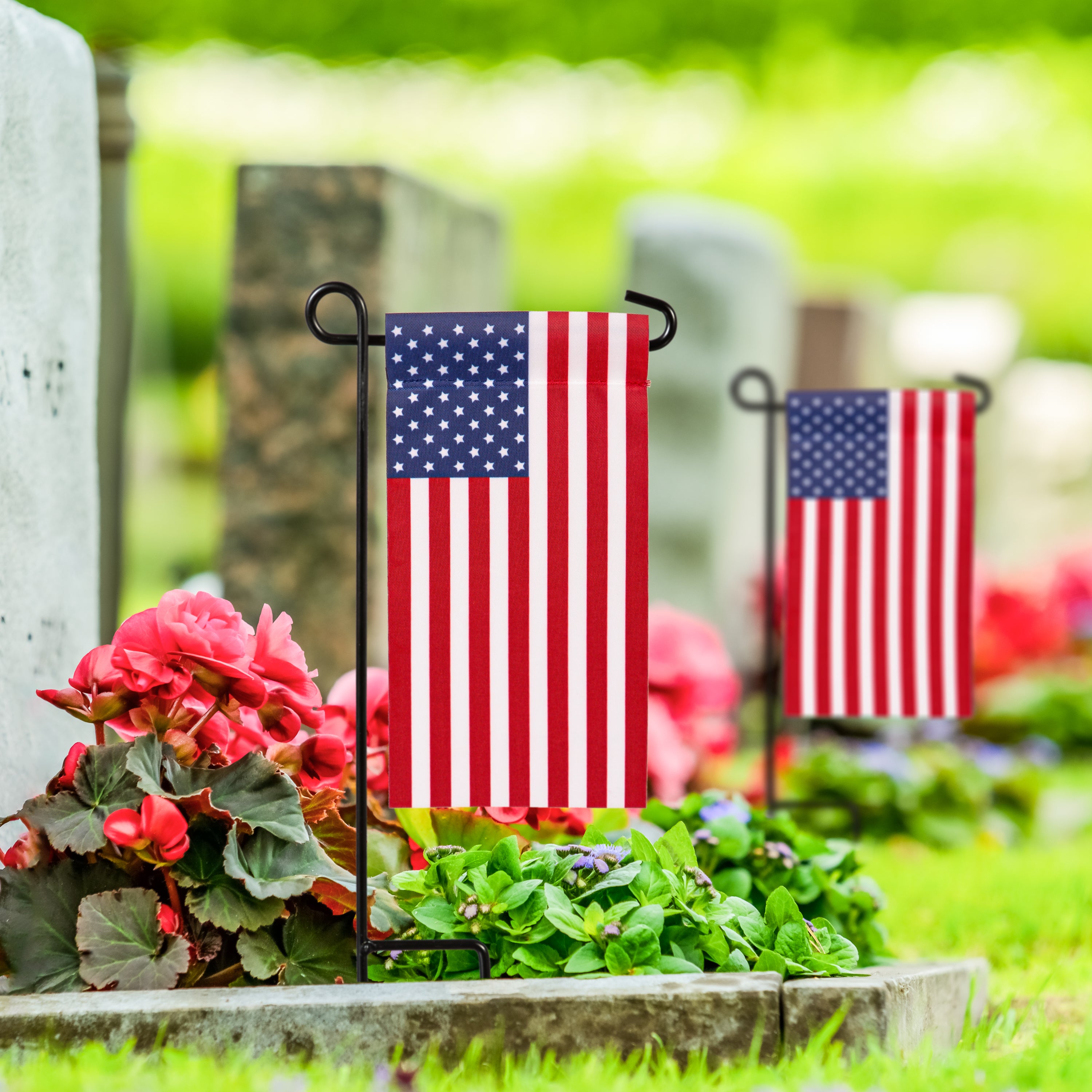 Mini American Flag Decal Mini American Flag Decal